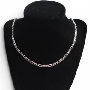 Men's 4.5mm thick figaro chain necklace